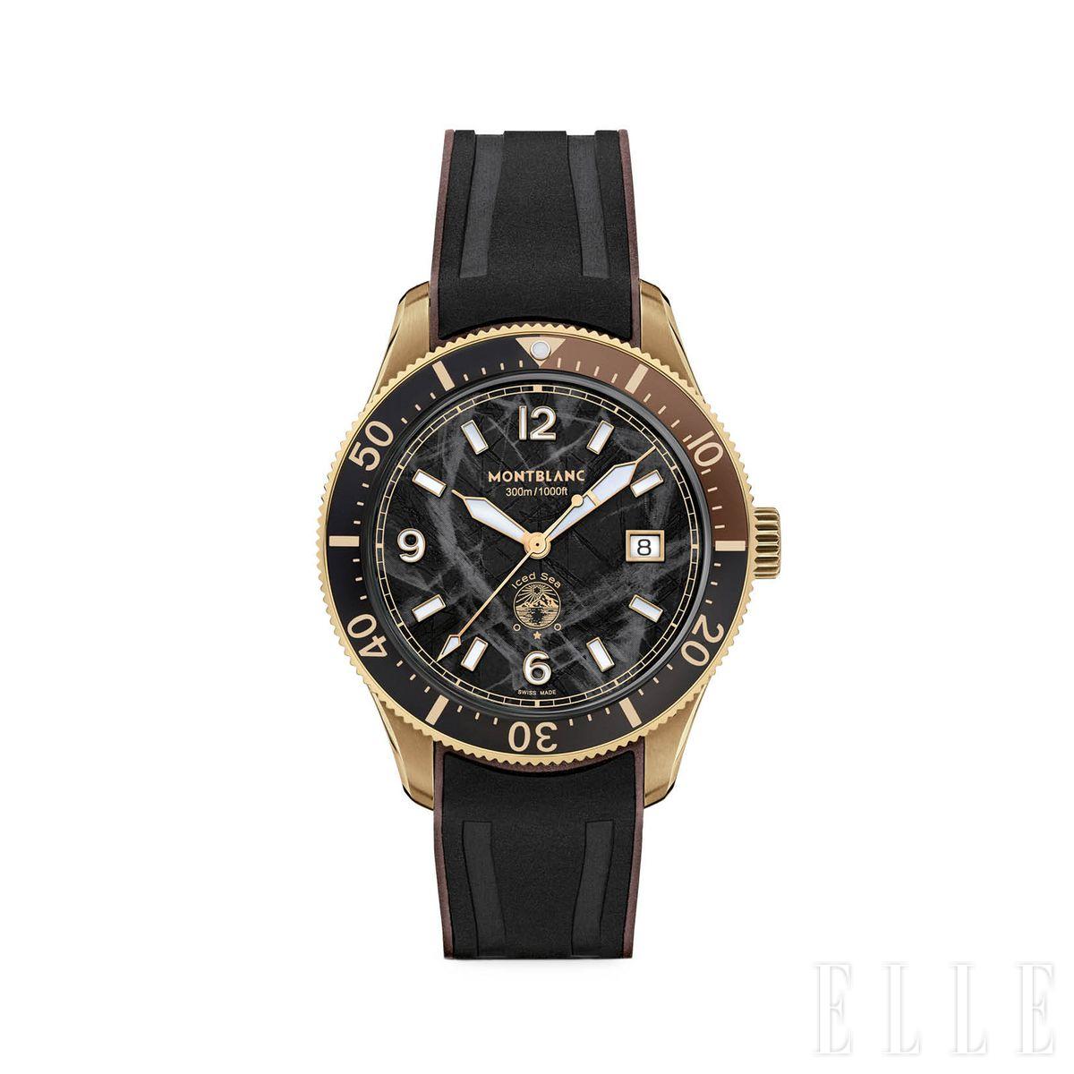 몽블랑 아이스드 씨 오토매틱 데이트 - 브론즈 톤 에디션