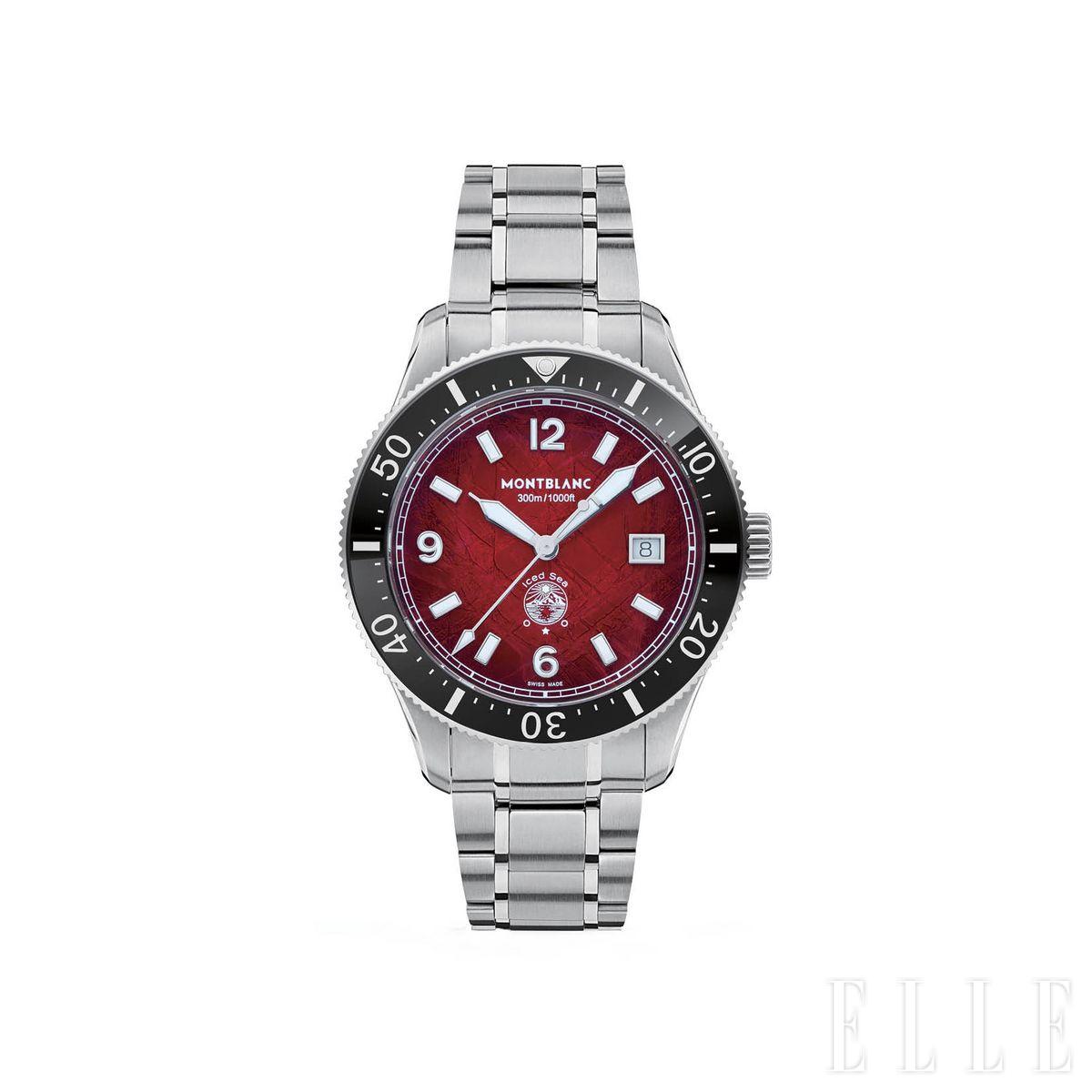 몽블랑 아이스드 씨 오토매틱 - 버건디 톤 에디션