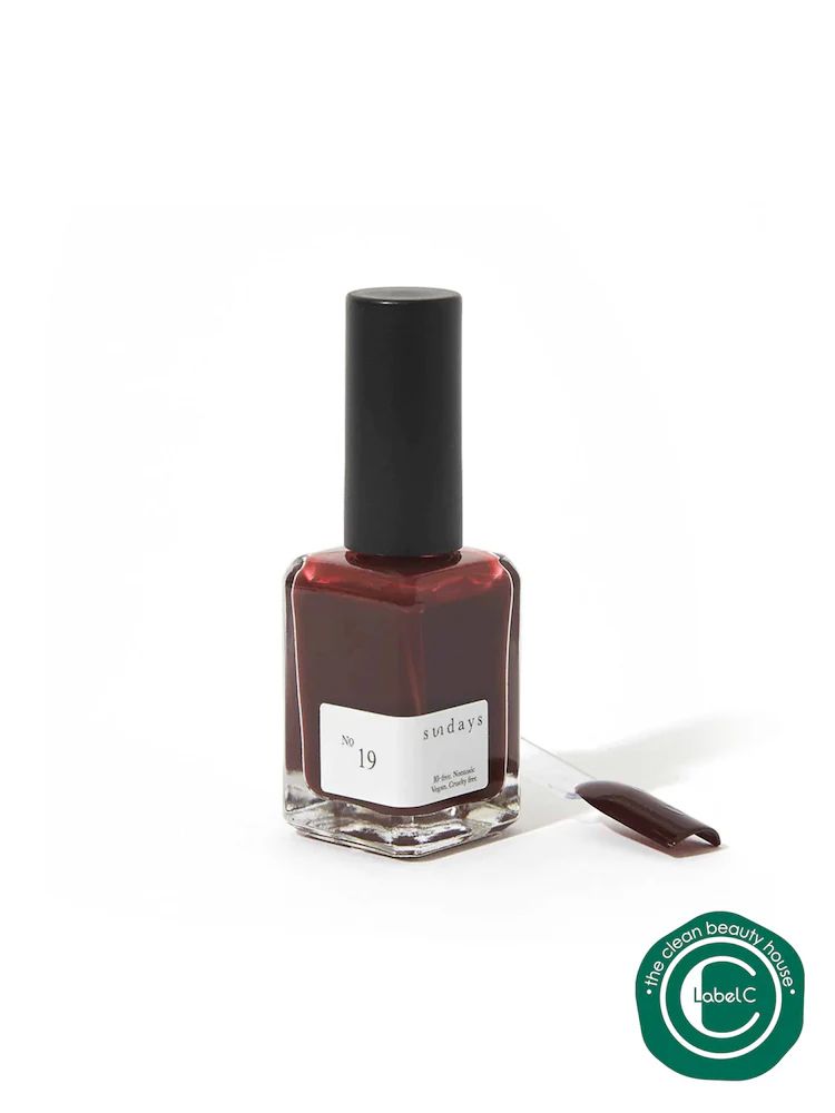 선데이즈 넘버19 (버건디레드) 3만4천원.