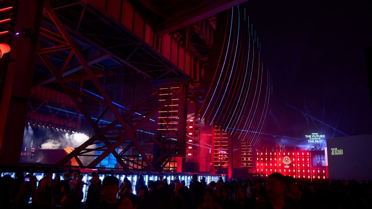 상하이에서 열린 2024 시티 오브 지니어스 행사장의 모습.