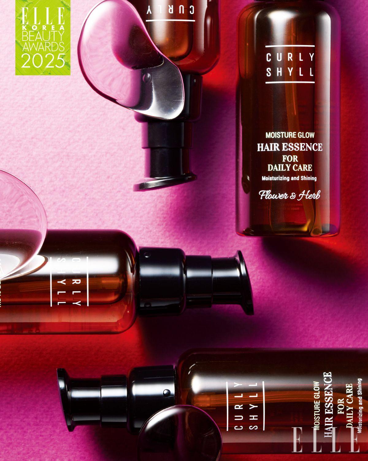 모이스처 글로우 헤어 에센스, 70ml 2만1천원, Curlyshyll.