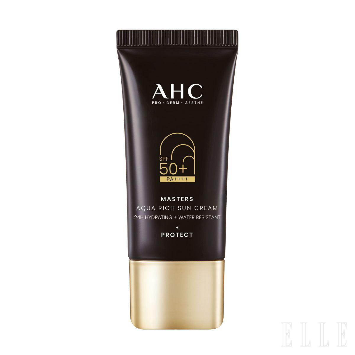 마스터즈 아쿠아리치 선크림, 30mlx2 2만4천원, AHC.