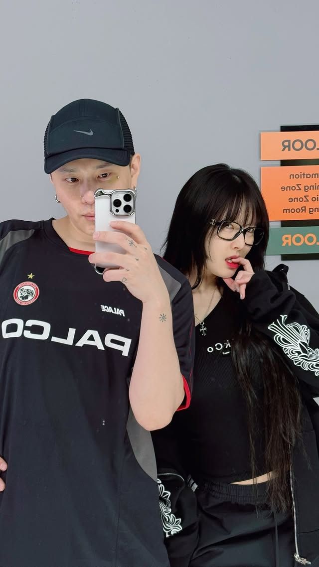 용준형과 현아 