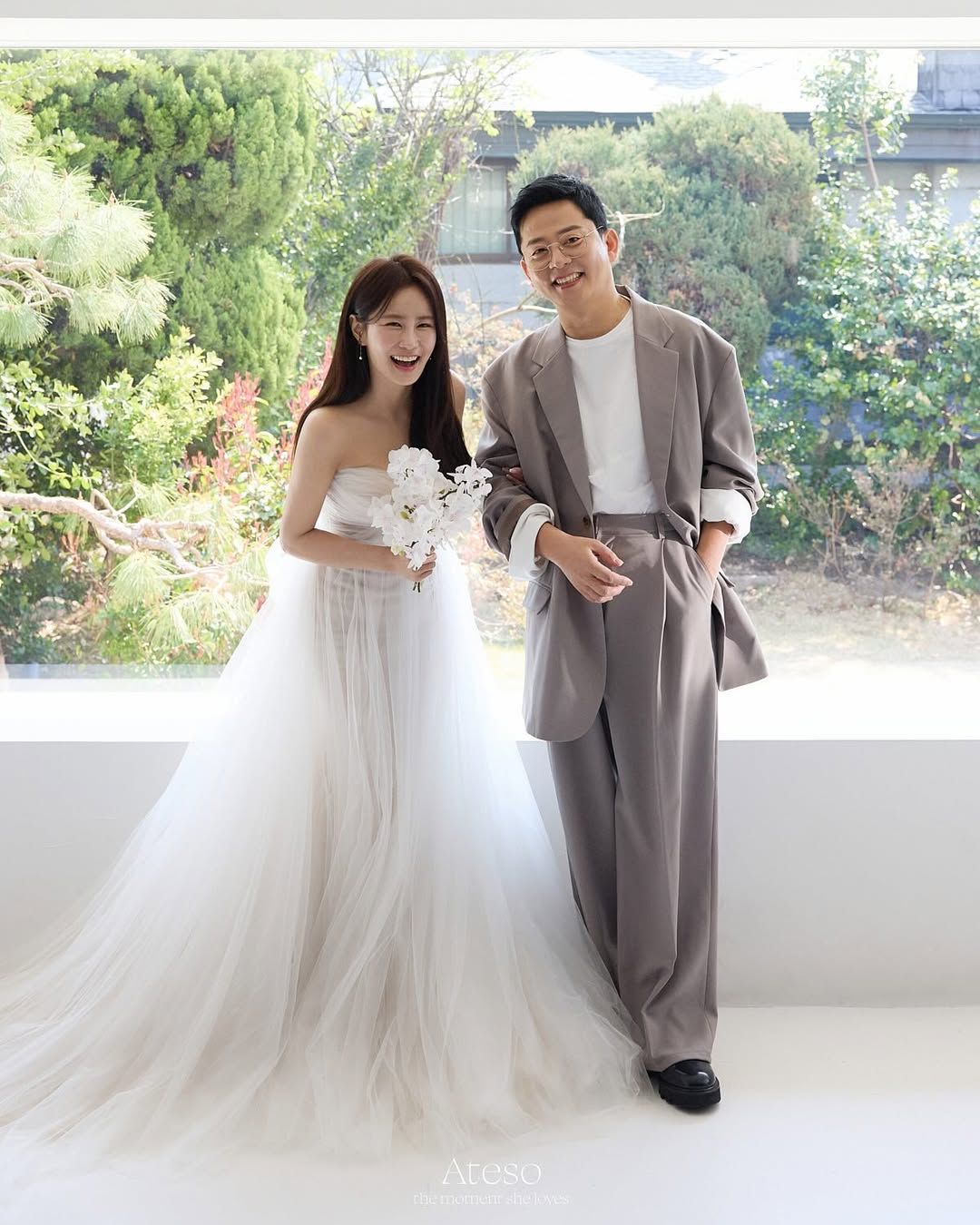 김지민, 김준호 커플 웨딩 화보 