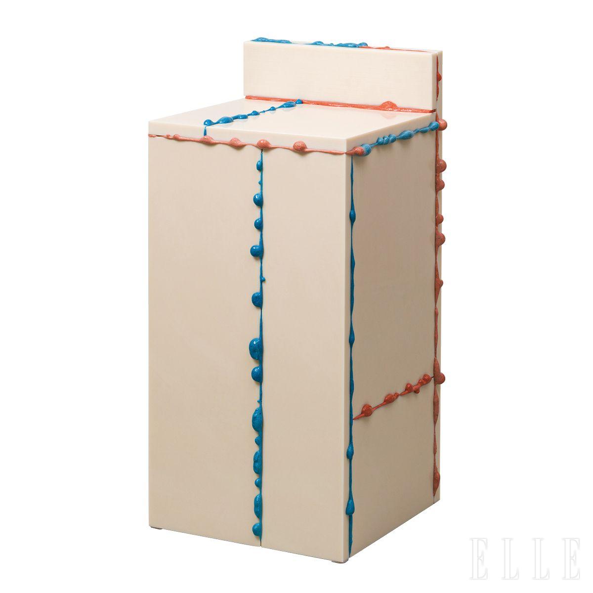 Dong Hoon Sohn, blue & orange bar stool from b.s.p series