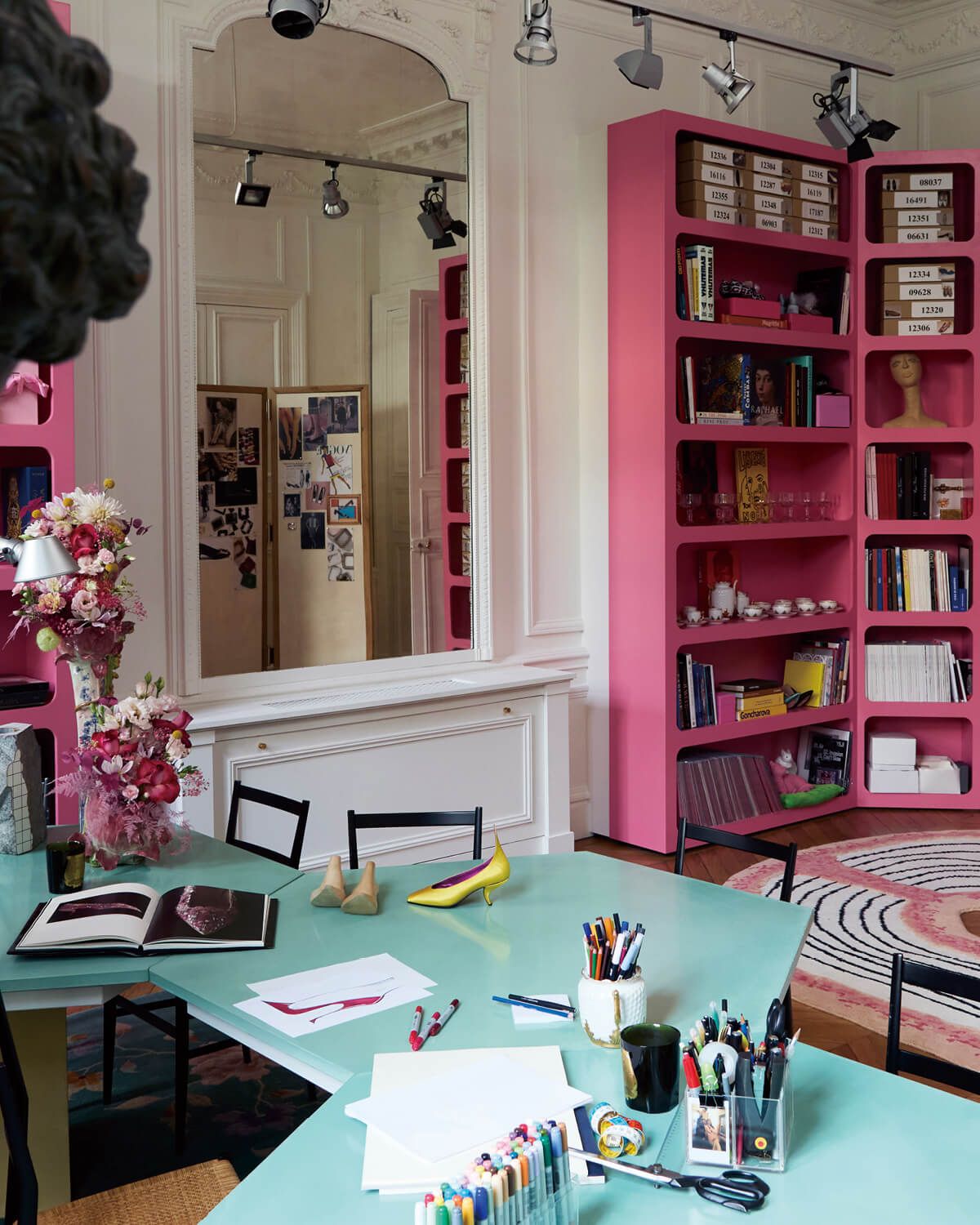 크리에이티브 디렉터 게라르도 펠로니의 공간.