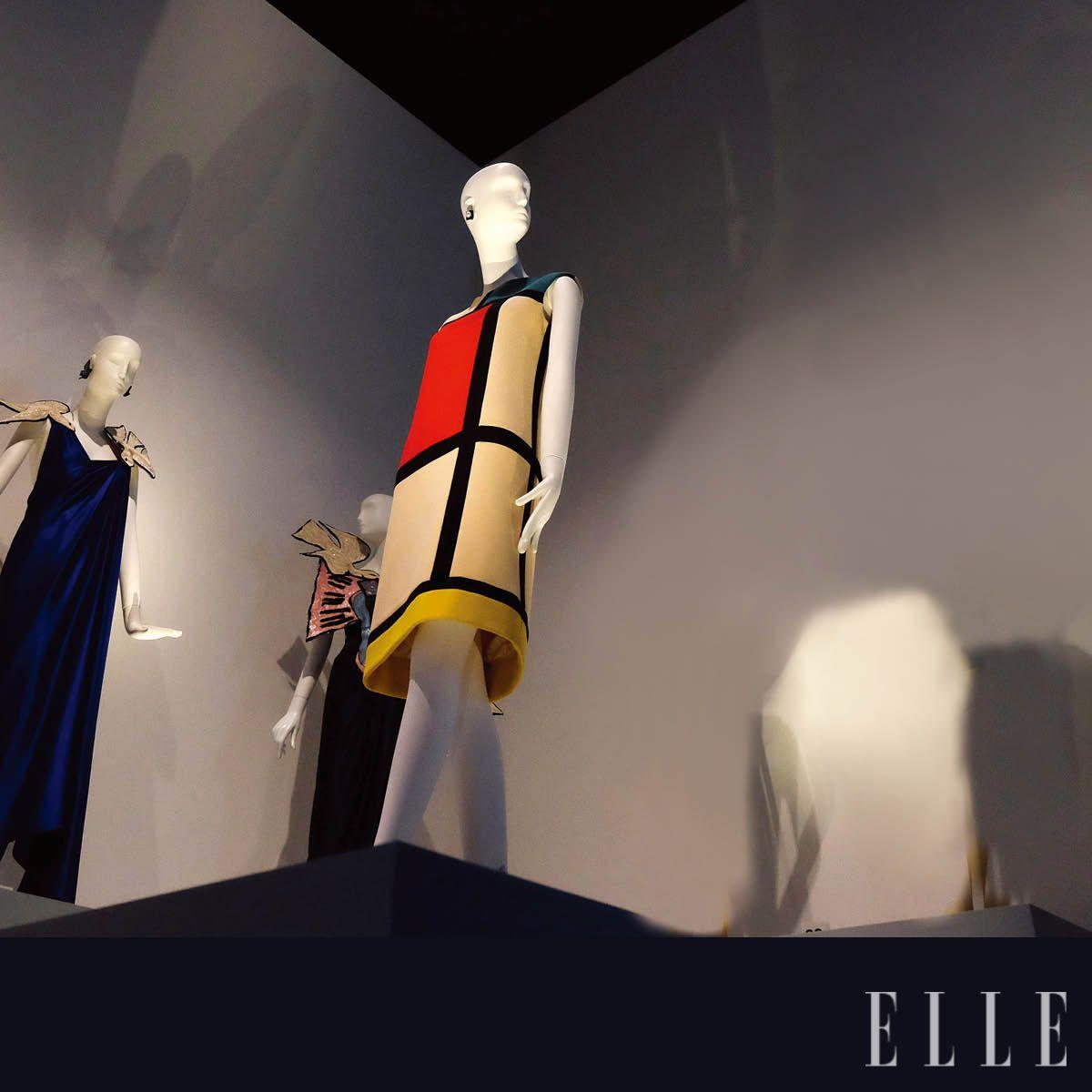 이브 생 로랑이 몬드리안의 작품에서 영감받아 탄생시킨 컬렉션.