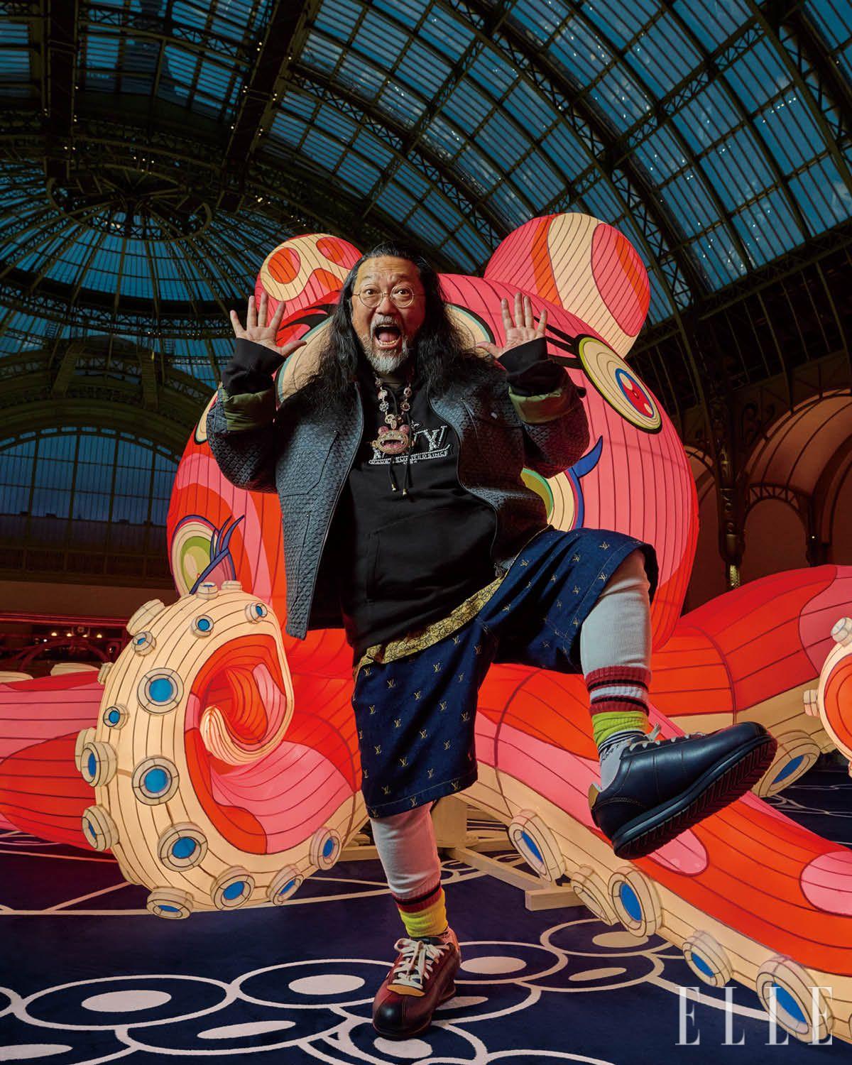  20년만에 루이 비통과 손잡고 전설적인 컬렉션을 재해석해 선보인 아티스트 무라카미 다카시.