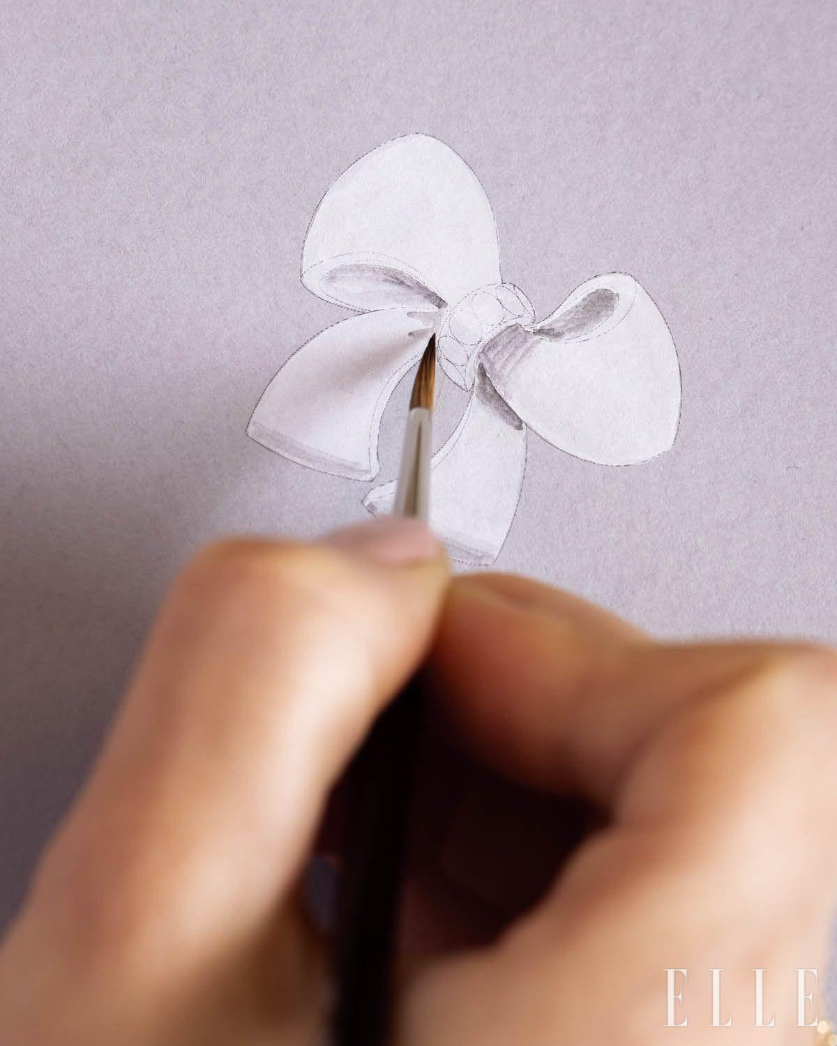 주얼리 밑그림을 체험하는 구아슈 클래스.