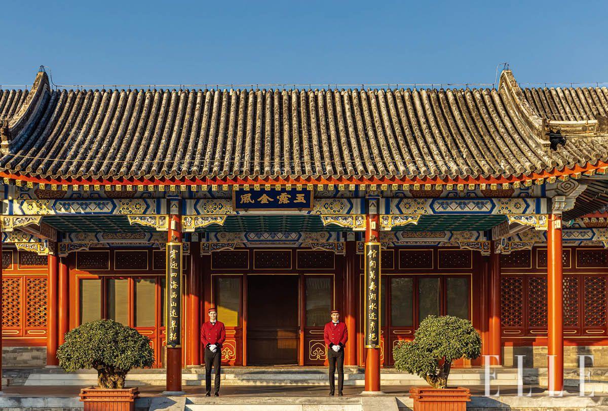 베이징의 상징적인 세계문화유산 이화원에서 펼쳐진 프레젠테이션. 