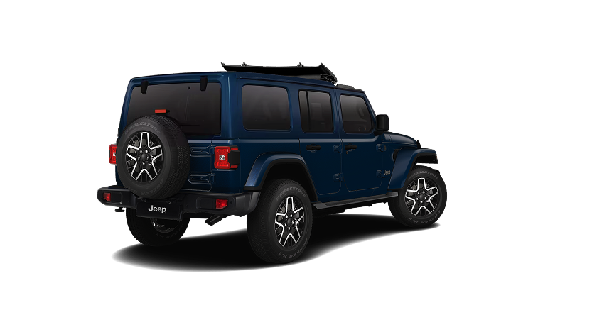 지프 랭글러 사하라 패덤 블루 에디션 백 사이드 