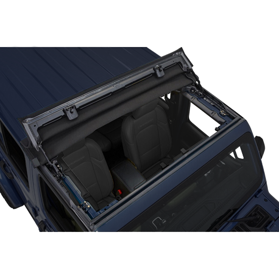 개방된 리어 윈도우 