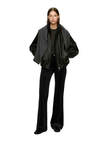 LUPINE 플레어 코듀로이 진