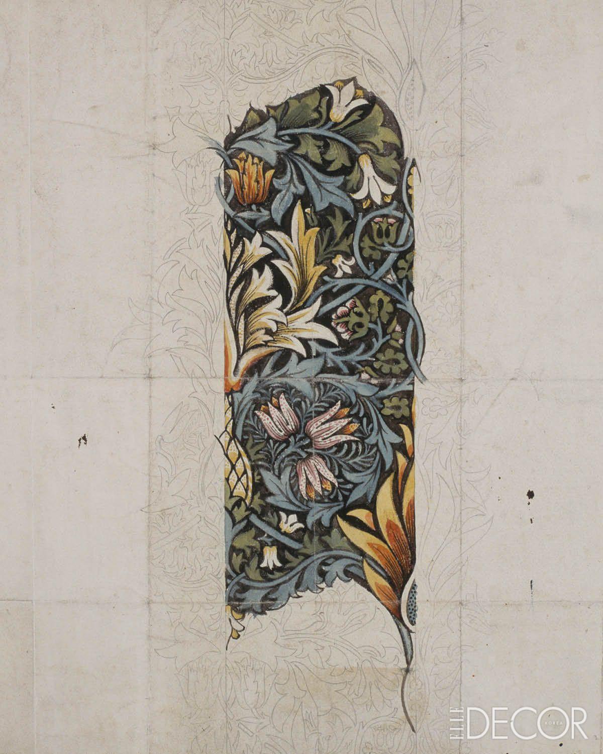 옥스퍼드셔의 ‘켈름스콧 매너(Kelmscott Manor) 내부. 