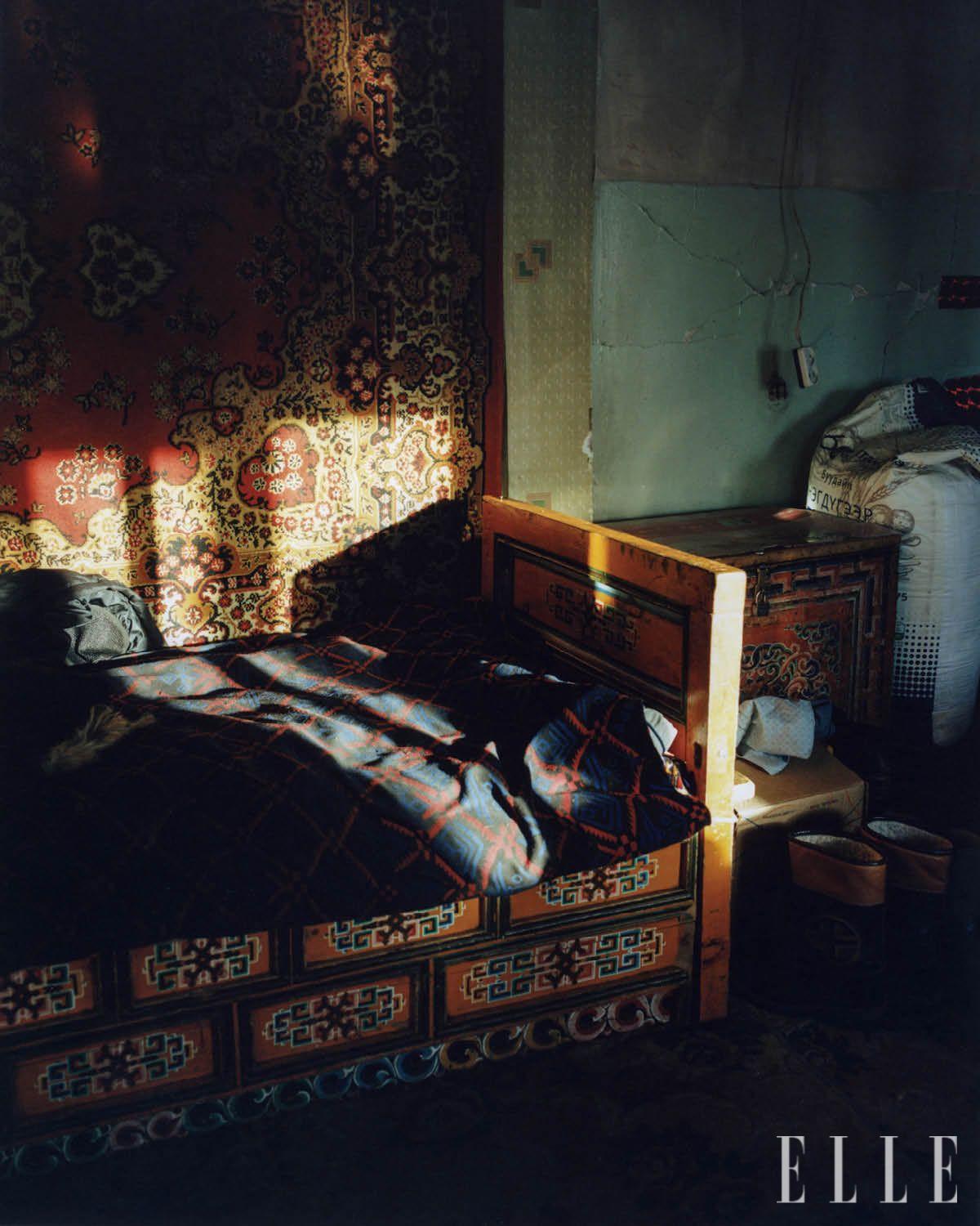 학교를 위해 게르를 떠나 아이들끼리 머무는 집. 