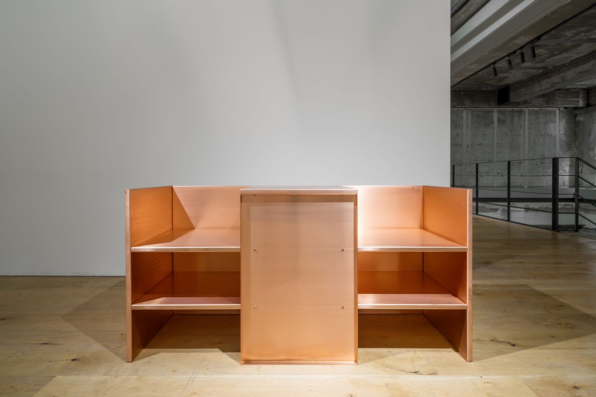 Installation view Donald Judd: Furniture, November 27, 2025 – April 26, 2026, Hyundai Card Storage, Seoul, Korea. Donald Judd Art © Judd Foundation/ SACK, Korea.