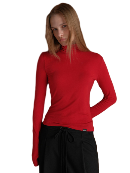 Basic Turtle-neck Top