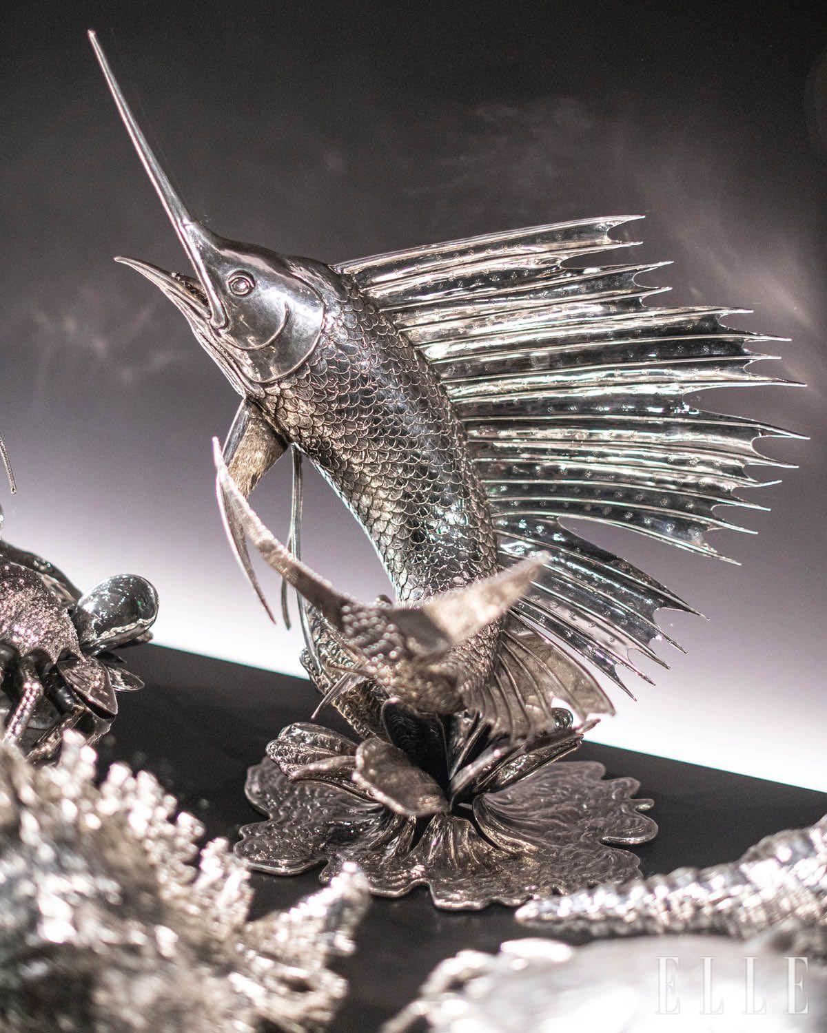 자연을 실버 소재로 재현한 네이처 컬렉션. 