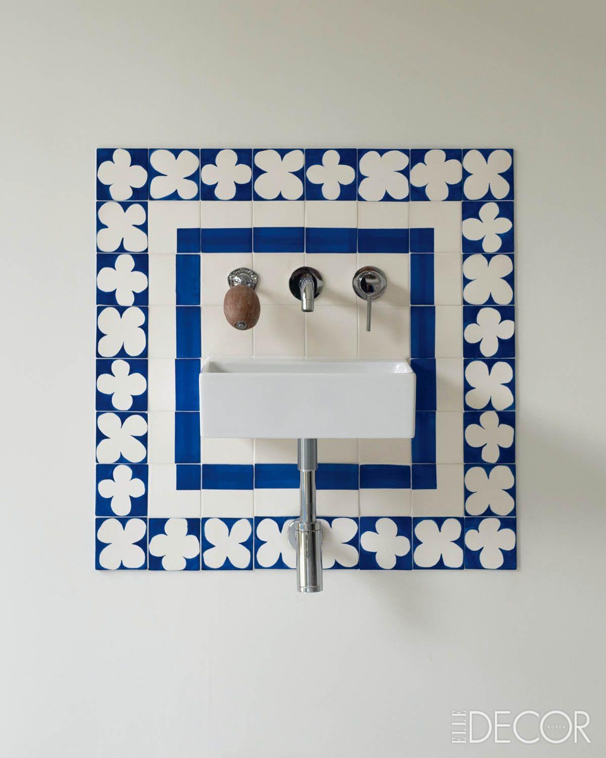 서윤정 작가의 집. 서윤정 작가가 직접 그린 패턴으로 협업 시너지를 극대화한 공간이 완성됐다.