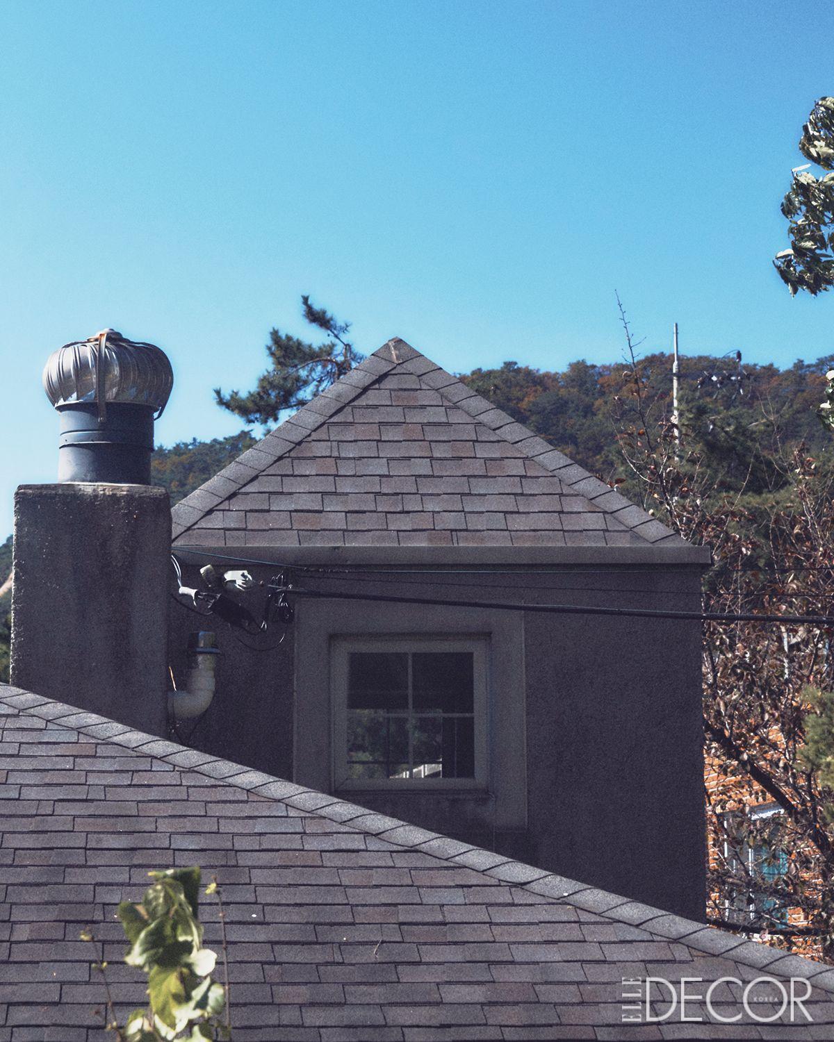 작업실이 있는 주택 외관.