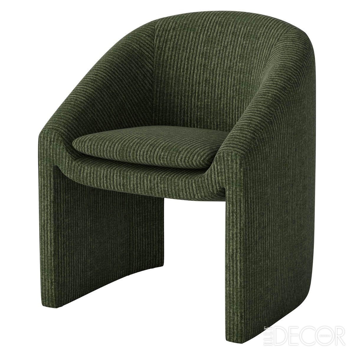 조각적인 라인과 시대를 타지 않는 형태를 지닌 미엘로(Mielo) 다이닝 체어.