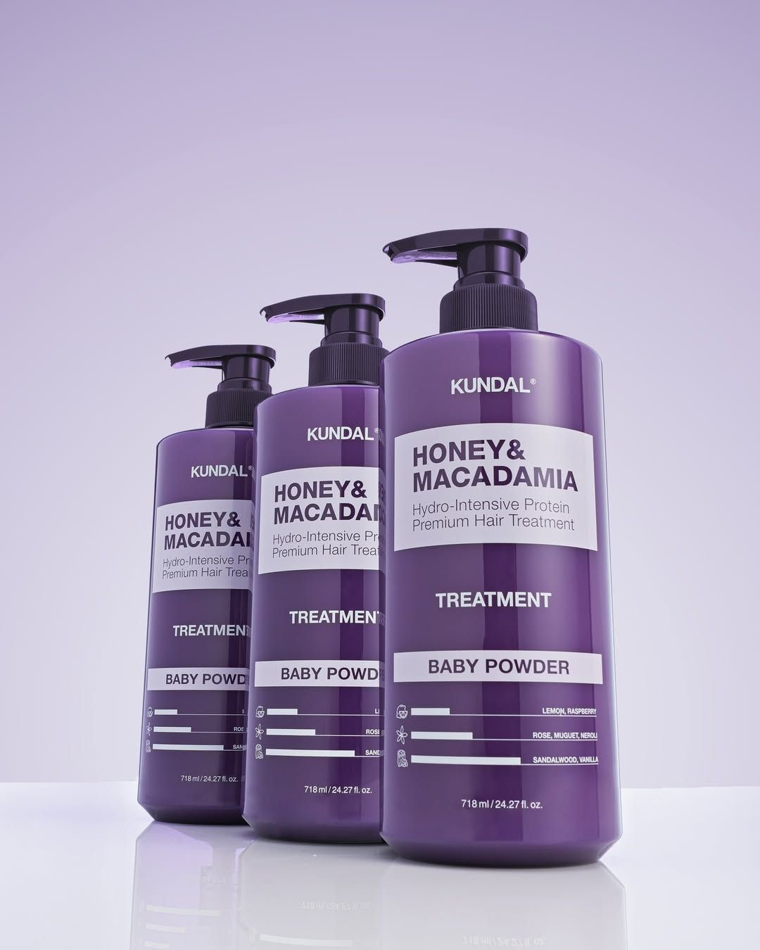 허니 앤 마카다미아 단백질 트리트먼트, 베이비 파우더, 500ml 1만1천9백원, Kundal.