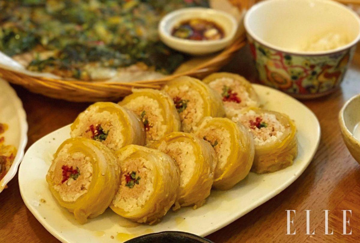 ‘윤주당’의 시그니처 메뉴 묵참말이.