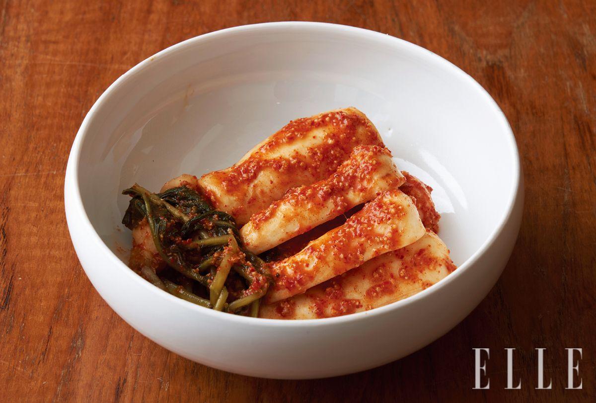 좁쌀알타리김치.