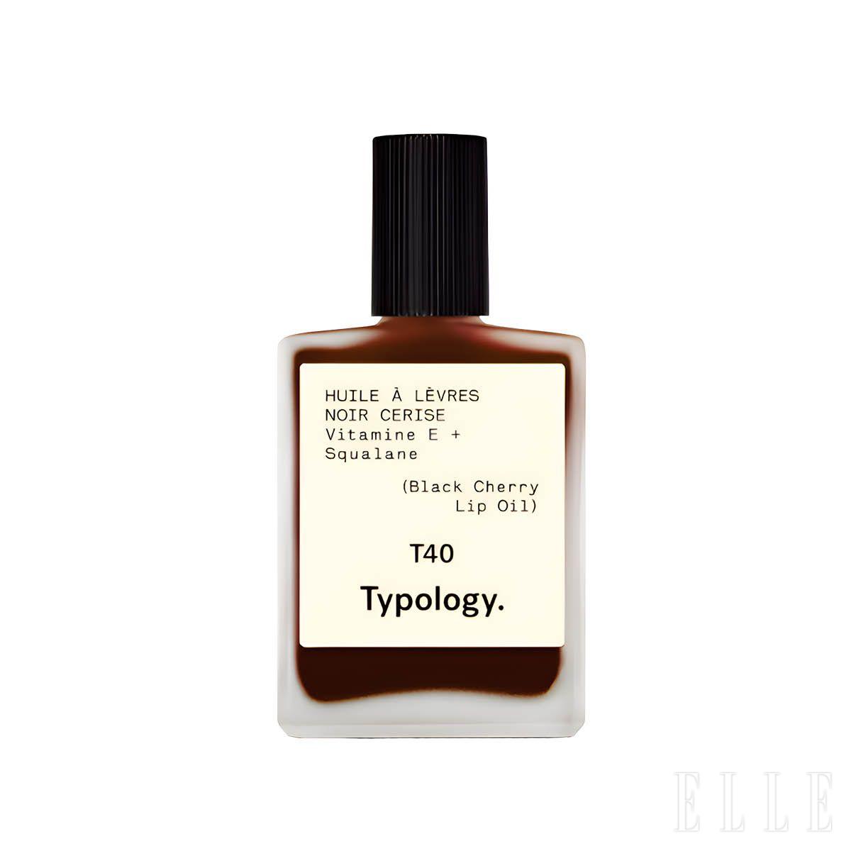  비즈 왁스와 동물 유래 색소를 사용하지 않은 틴티드 립 오일, 25.50유로(국내 미출시), Typology. 