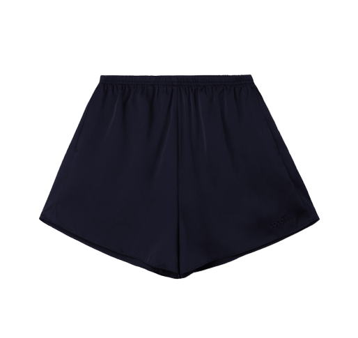 Satin Silky Slip Shorts_Black