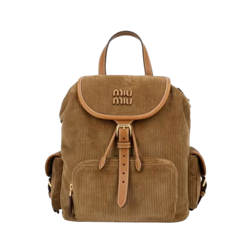 레더 멀티 포켓 백팩