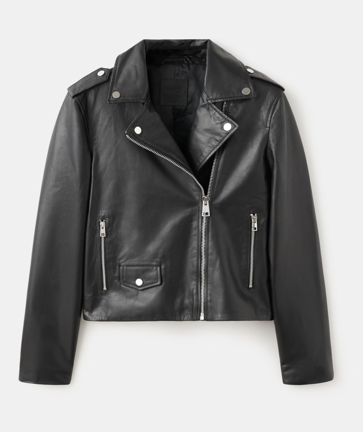 가죽 바이커 재킷