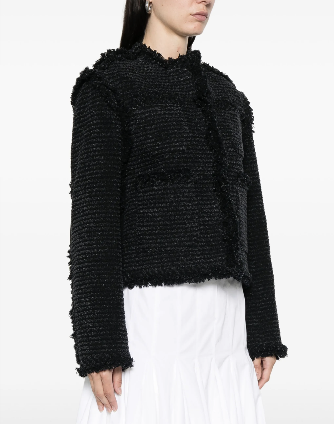 판넬 트위드 재킷