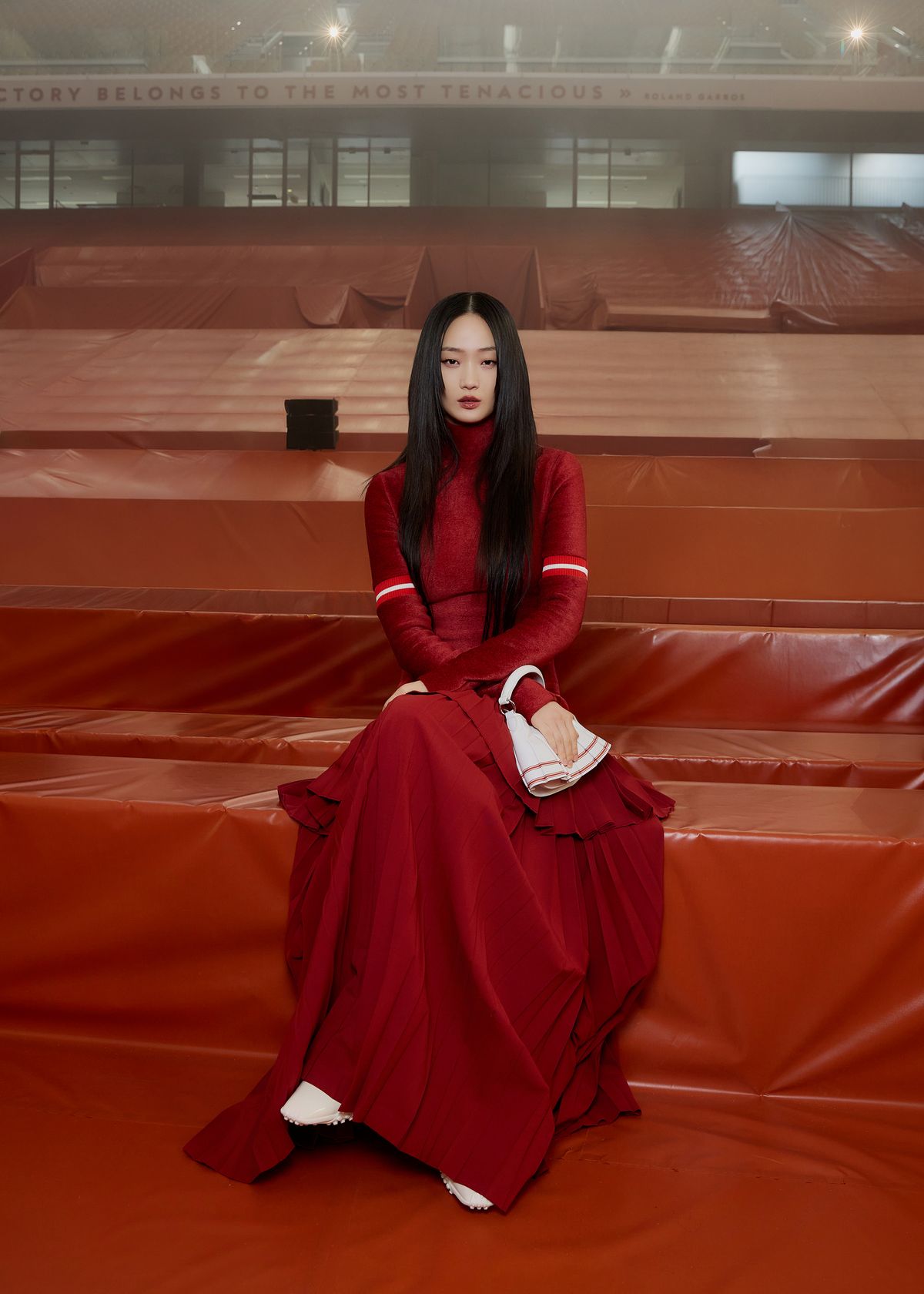 라코스테의 2026 가을 겨울 컬렉션에 참석한 신현지.