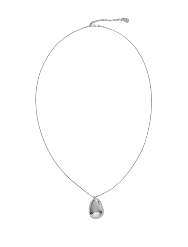 실버 플레이티드 펜던트 네크리스