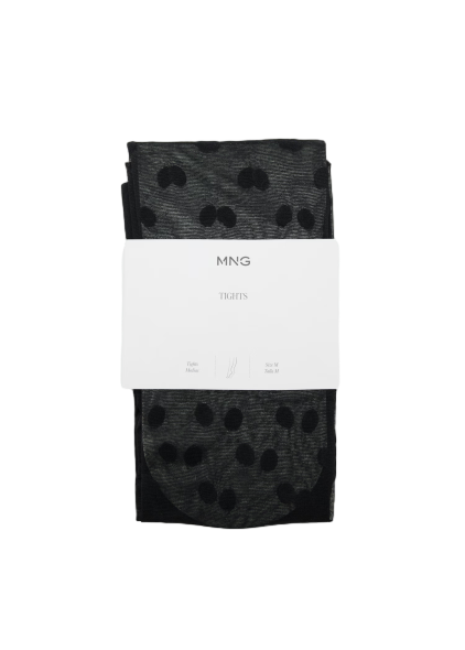 폴카 도트 시어 스타킹