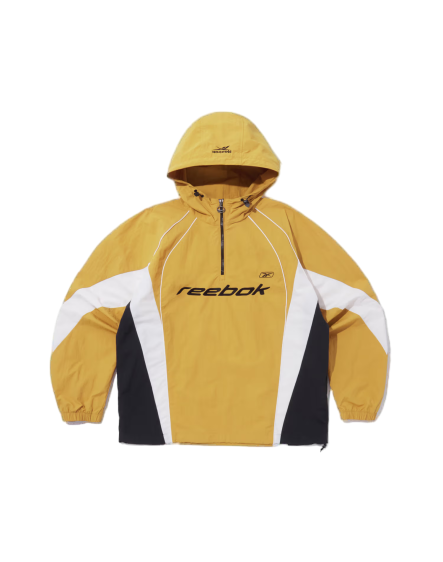 프리미어 컬러블록 후드 아노락