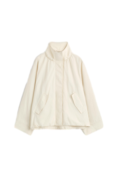 나일론 퍼널넥 재킷