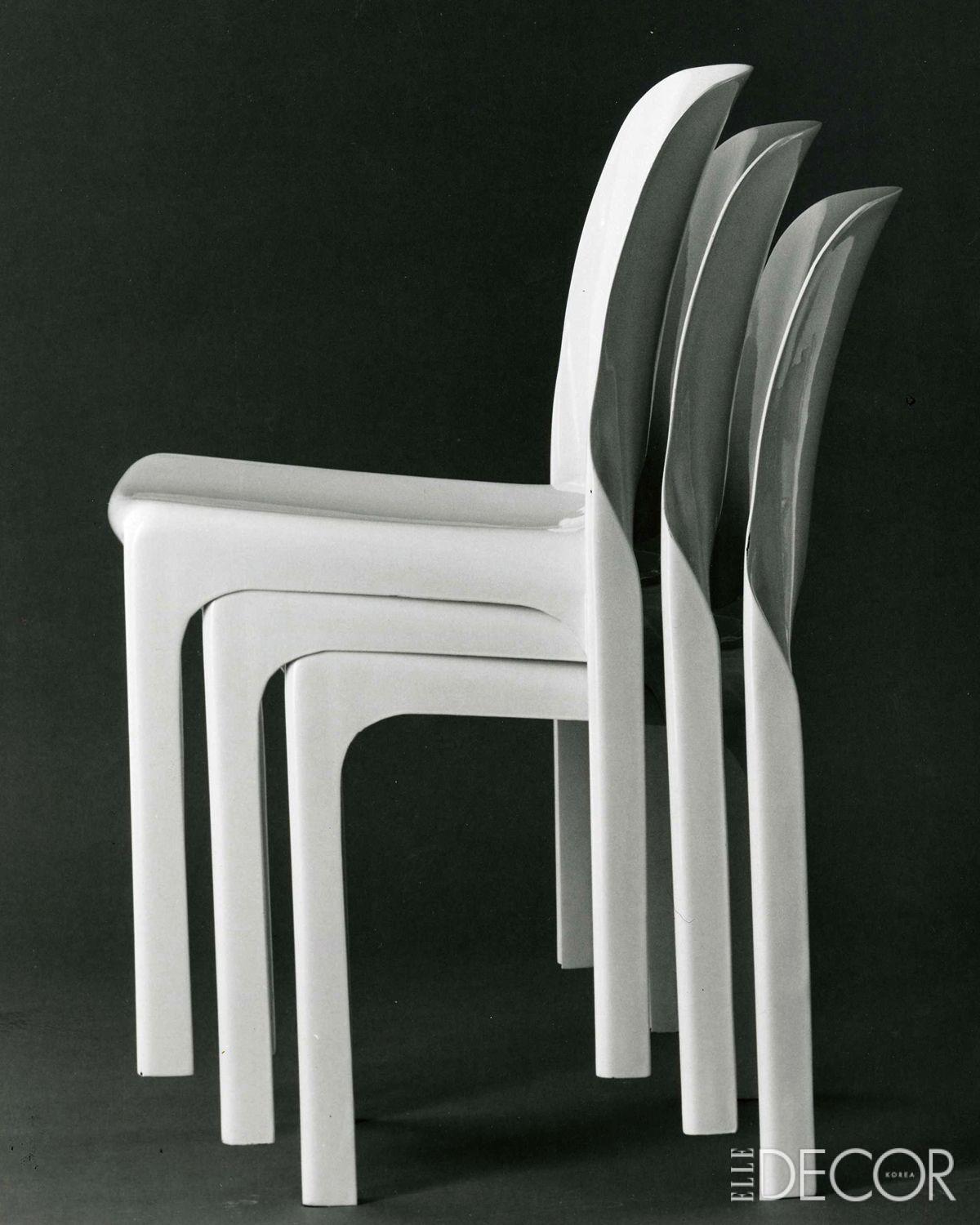 1960년대 플라스틱 사출 성형 방식으로 제작한 ‘셀레네(Selene)’. 뉴욕 현대미술관(MoMA) 영구 컬렉션에 소장된 비코 마지스트레티의 아이코닉한 디자인이다.