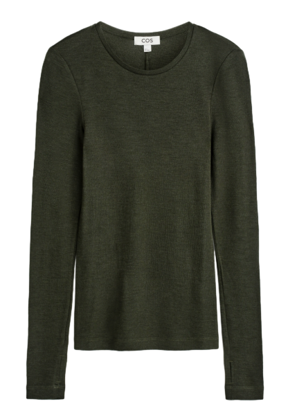 슬림 메리노 울 탑