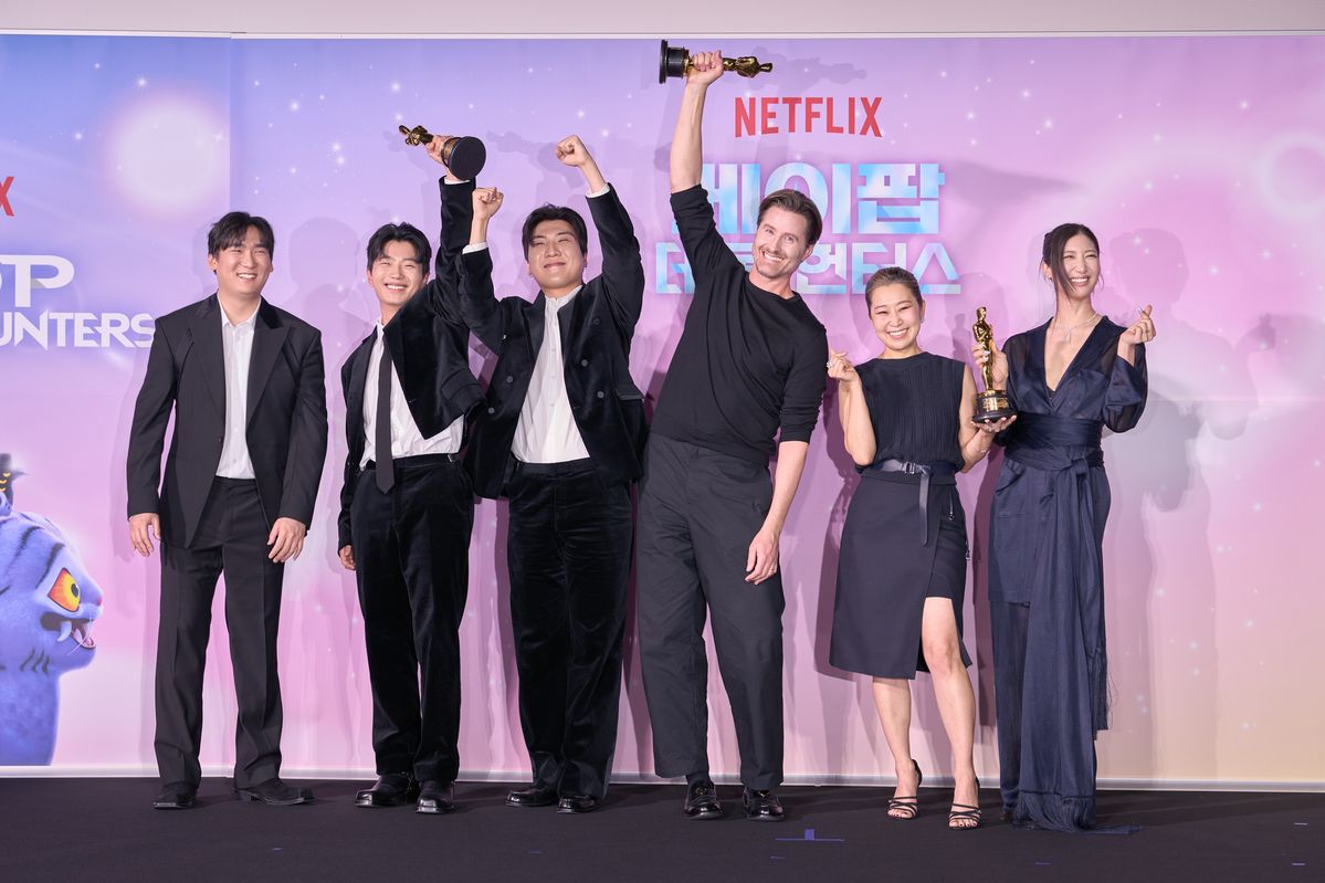 넷플릭스 <케이팝 데몬 헌터스> 아카데미 수상 기념 기자 간담회