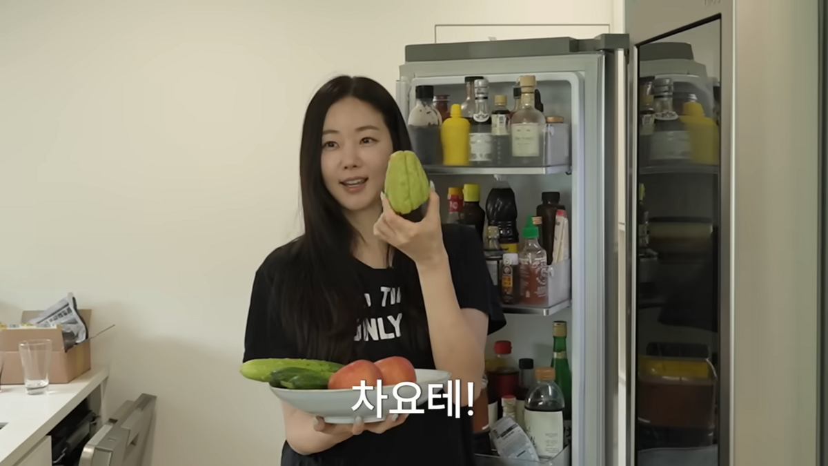 다이어트 식단 공개한 김사랑 