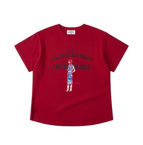 프렌치 뮤즈 아트워크 티