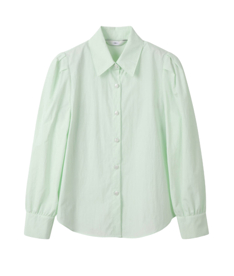 퍼프 슬리브 셔츠 블라우스