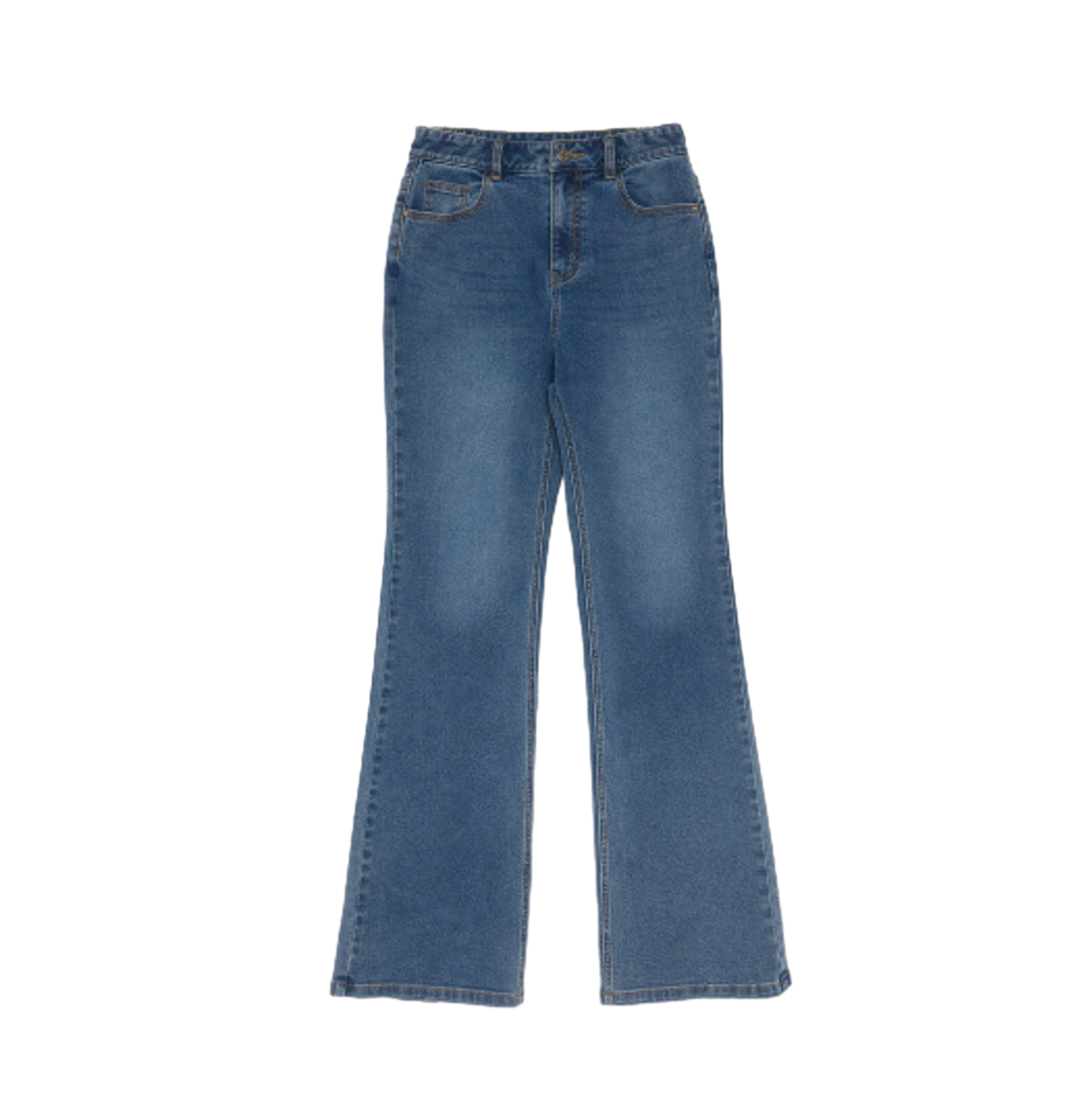 Mid-rise Bootscut Denim Pants