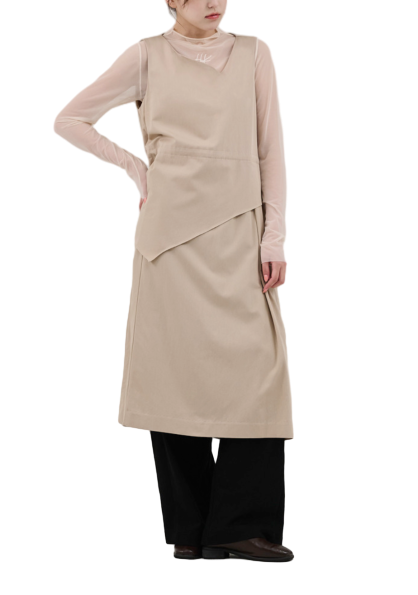 2ND PEPLUM SLEEVELESS DRESS-
