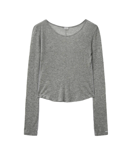 Sheer Layered Long Sleeve Tee