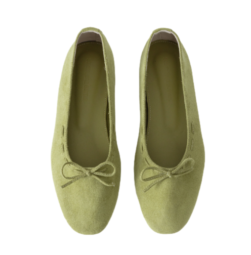 Betty Suede Ribbon Flat
