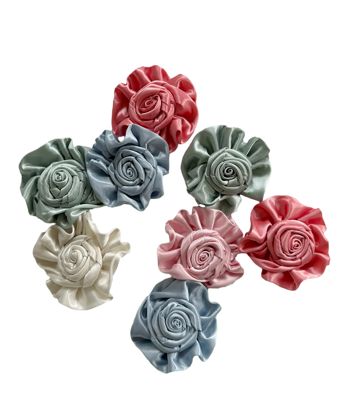 SATIN CORSAGE BROOCH