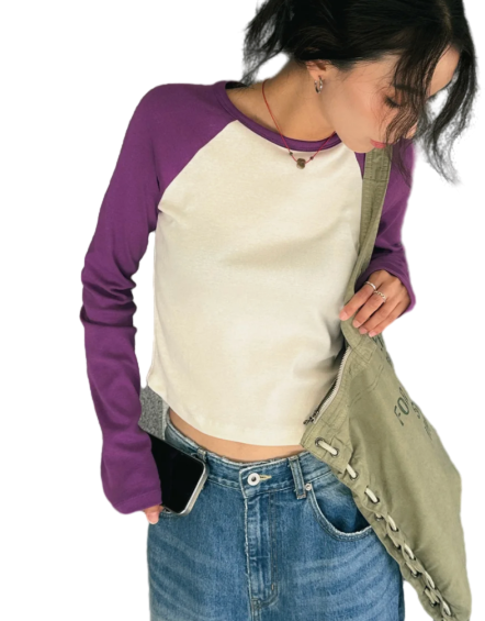 Daily Soft Slim Raglan Tee